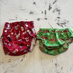 Two Swim Diapers